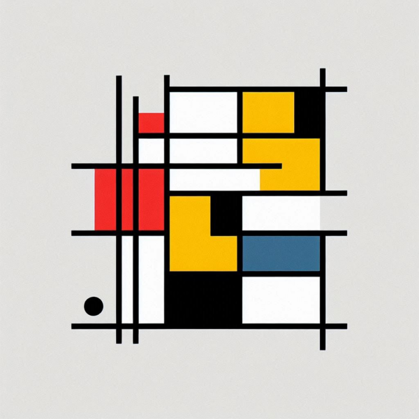 Tableau Mondrian figure I