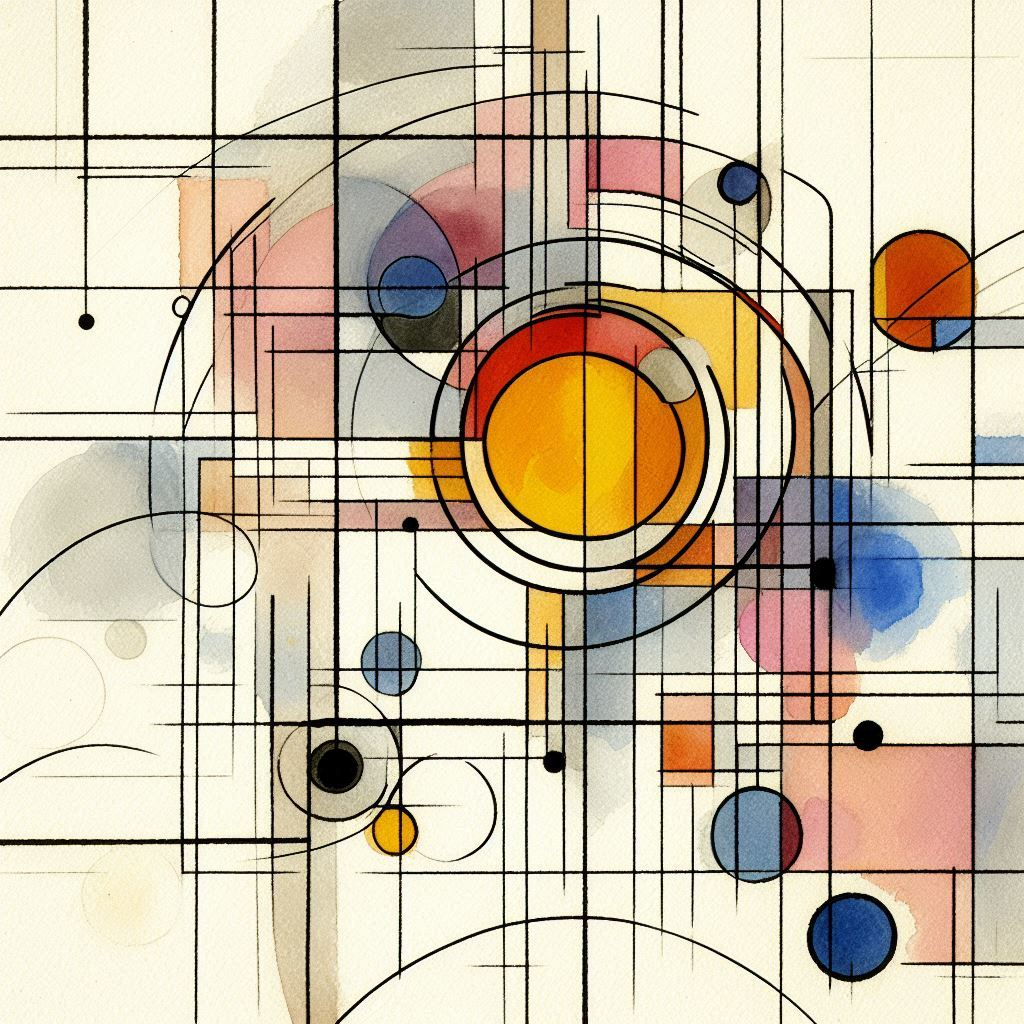 Tableau Bauhaus Composition